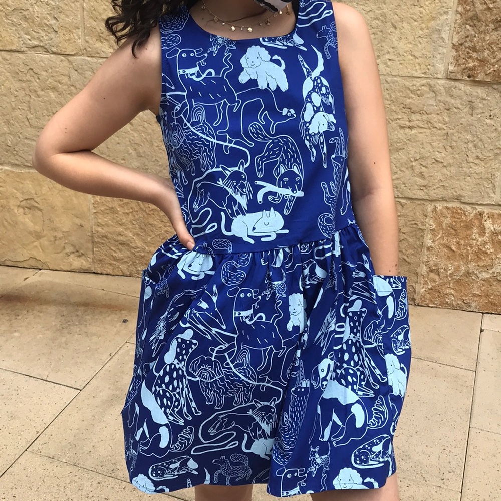 Nooworks Dog Print Dress